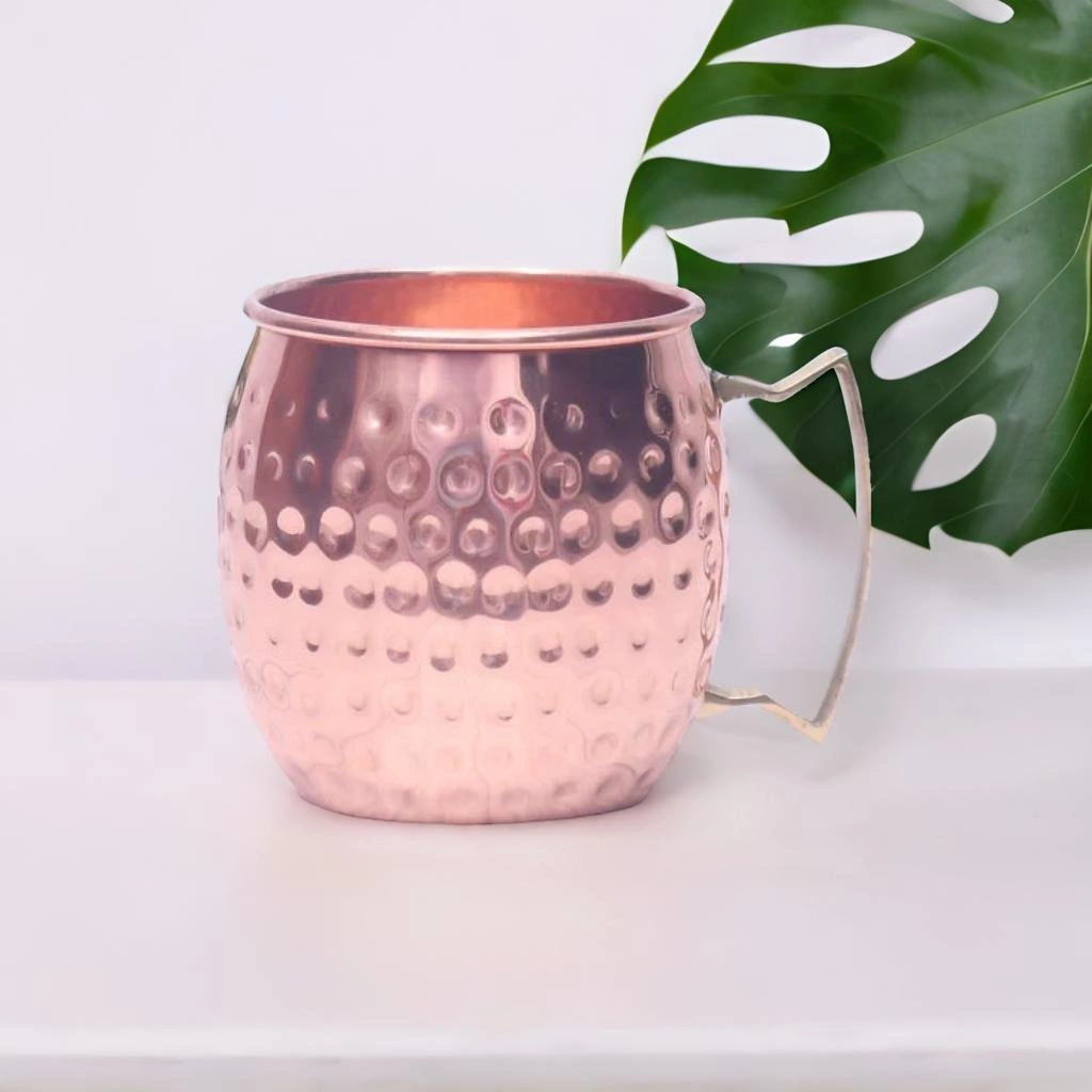 Pure Copper Moscow Mule Mug 550 ML - Handcrafted Mug for a Touch of Luxury-1