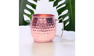 Pure Copper Moscow Mule Mug 550 ML - Handcrafted Mug for a Touch of Luxury