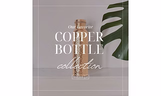 Hammer Pure Copper Water Bottle - Luxurious Copper Hydration