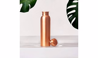 Pure Copper Water Bottle with 1000ml Capacity