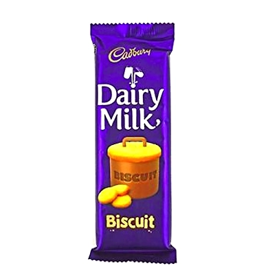 Cadbury Dairy Milk Biscuit Chocolate Bar, 80g-8895543