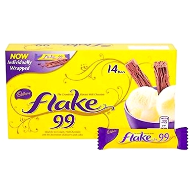 Cadbury Flake 99 Crumbliest Milk Chocolate Bars - Set of 14-8895559