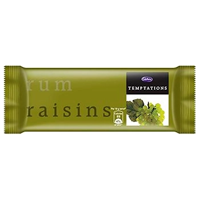 Cadbury Temptation Rum and Raisin Chocolate, 72g (Pack of 6)-8895569