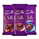 Cadbury Dairy Milk Silk Small Chocolates Combo (2 x Silk Plain 60g, 2 x Silk Oreo 60g and 2 x Silk Fruit and Nut 55g)-8895635-sm