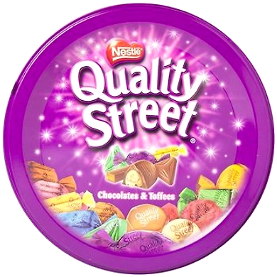 Nestle Quality Street Toffees - Assorted, 480g Tin-8895835