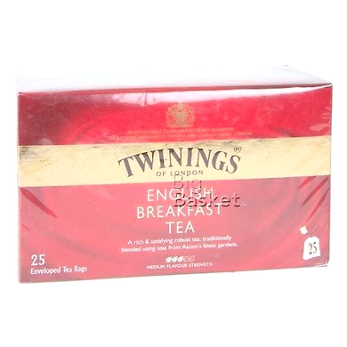 Twinings Tea - English Breakfast 25 pcs Carton-8741679