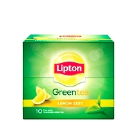 Lipton Green Tea - Lemon Zest 13 gm (10 Bags x 1.3 gm each)