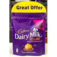 Cadbury Dairy Milk Hazelnut Milk Chocolate Packet 204gms