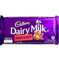 Cadbury Dairy Milk Fruit & Nut Chocolate Bar, 165g
