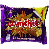 Cadbury Crunchie Chocolate 4 Bar ( 4 X 32g ), 128g