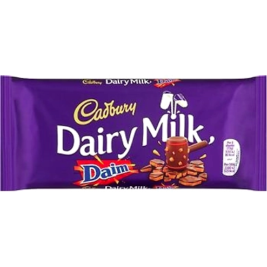 Cadbury Dairy Milk with Daim Chocolate Bar 120g-8895575