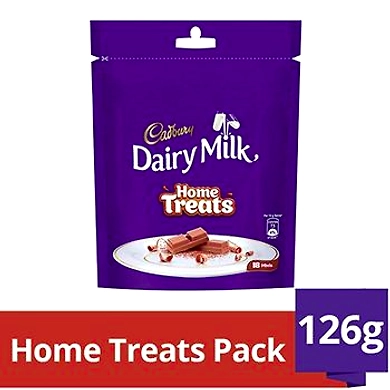 Cadbury Dairy Milk Chocolate Home Treats Pack, 126g (Pack of 4)-8895605
