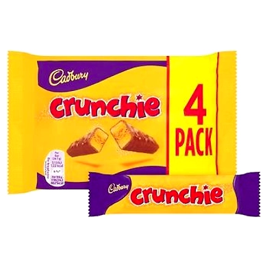 Cadbury Crunchie 4 Chocolate bar 104.4g-8895611