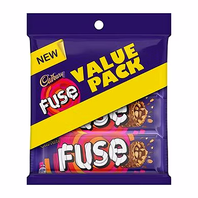 Cadbury Fuse Trio Pack, 150g (Pack of 5)-8895615
