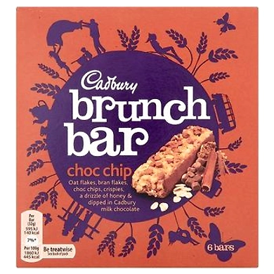 Cadbury Brunch Bar Choc Chip - 6 Bars!-8895633