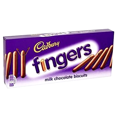 Cadbury biscuit covered with Milk Chocolate Fingers, 114g-8895655