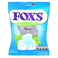 Nestle Fox's Crystal Clear Mints Candies, 90 Grams