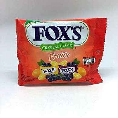 Nestle Fox's Crystal Clear Fruits, 125g-8895725