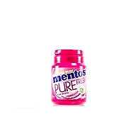 Mentos Pure Fresh Berry Lime Mint with Green Tea Sugar Free Gum Bottle, 57.75g