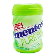 Mentos Pure Fresh Lime Mint Sugar Free Gum, 61.25g