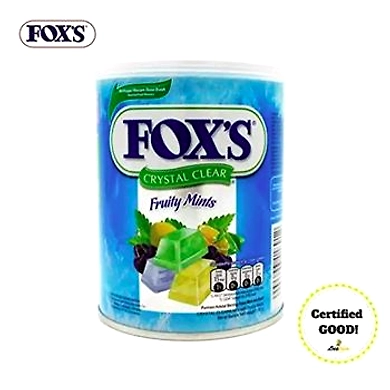 Fox's Extracts Crystal Clear Fruity Mints, 180g-8895819