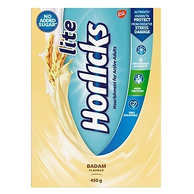 Horlicks Lite Health &amp; Nutrition Drink - Badam Flavour-MRB181