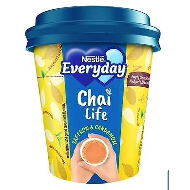 Nestle Everyday Chai Life Saffron &amp; Cardamom Instant Premix Tea 16 gm Cup-MRB209