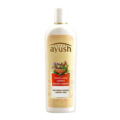 Ayush Thick &amp; Long Shikakai Shampoo-MRB340