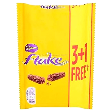 Cadbury Flake Chocolate, 102g - Pack of 4-MRB566
