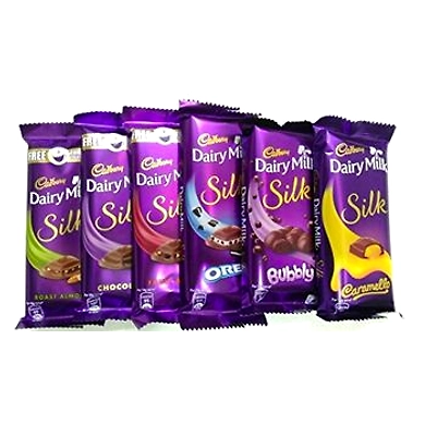 Cadbury Dairy Milk Silk Pack Of 6 Combo,335Gms-MRB585
