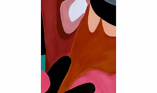 Handmade beautiful painting (poster color on paper)