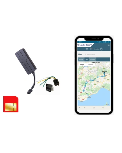 Vehicle Tracking Device for All Buses, Trucks, JCB, Tractor and all other Vehicles with Real time Tracking | Ignition ON-Off  | 1 Year SIM &amp; Software Included-SP0007