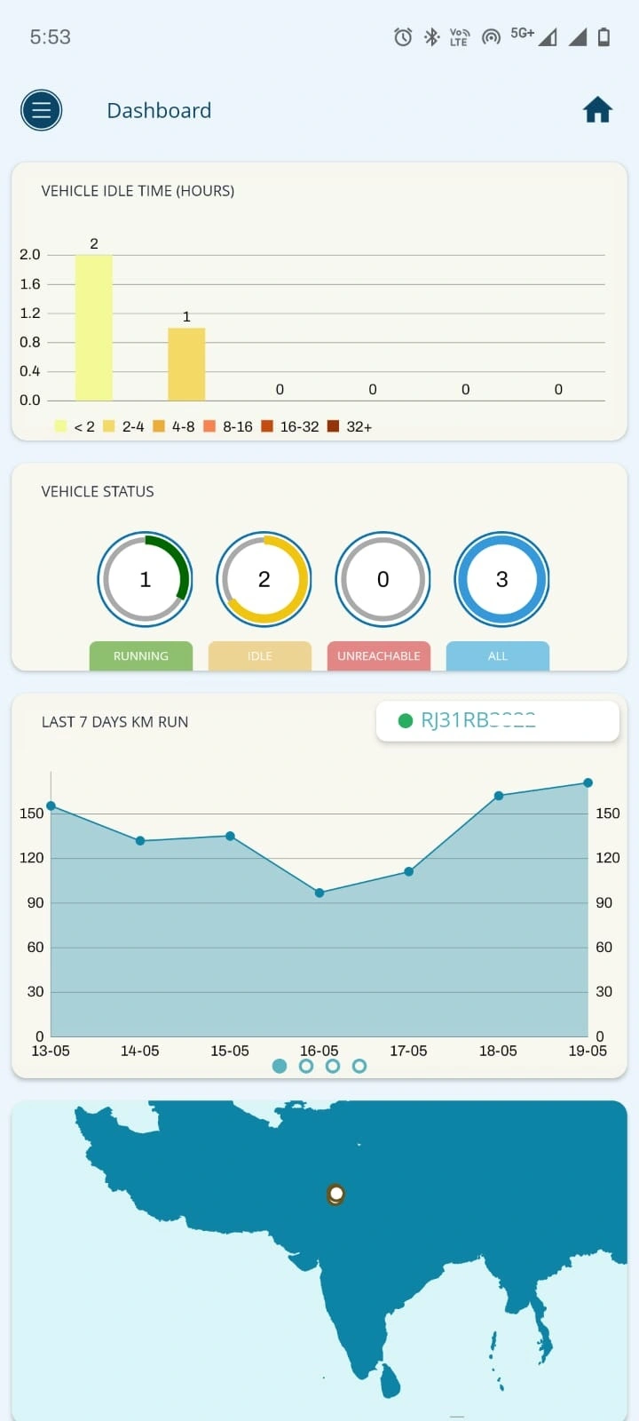 GPS Mobile App used for gps monitoring system-SP0024