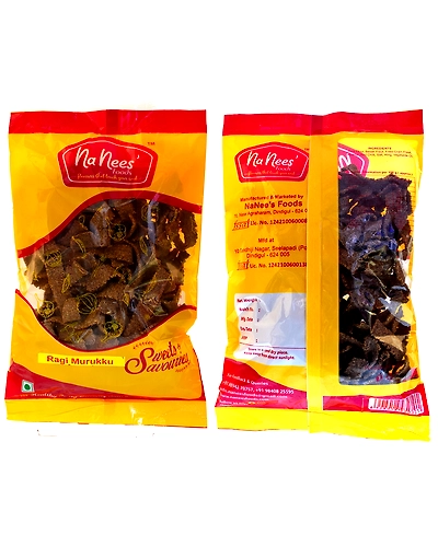 Ragi Murukku | Ragi Pakkoda | Finger Millet Pakkoda | Millet Snacks | 150 g Pack-150g-4