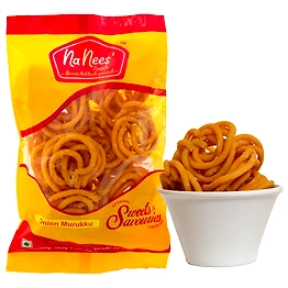 Onion Murukku | Small Onion Murukku | 150 g Pack