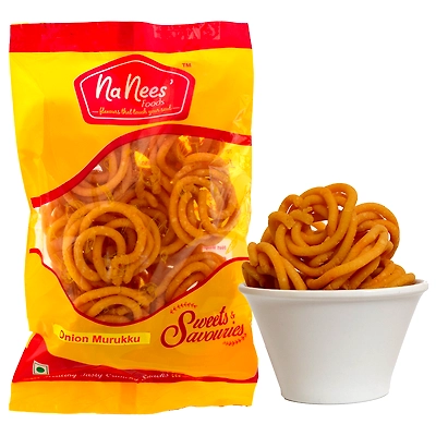 Onion Murukku | Small Onion Murukku | 150 g Pack