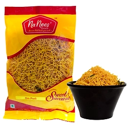 Omapodi | Plain Sev | Plain Bhujia Sev | Plain Sev Mixture | Om Podi | 175 g Pack