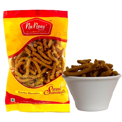Kambu Murukku | Bajra Murukku | Pearl Millet Murukku | Millet Snacks | 150 g Pack