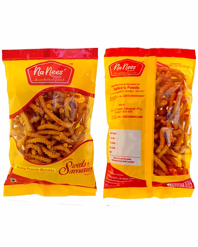 Andhra Poondu/Garlic Murukku | Andhra Garlic Sev | 150 g Pack-150g-1