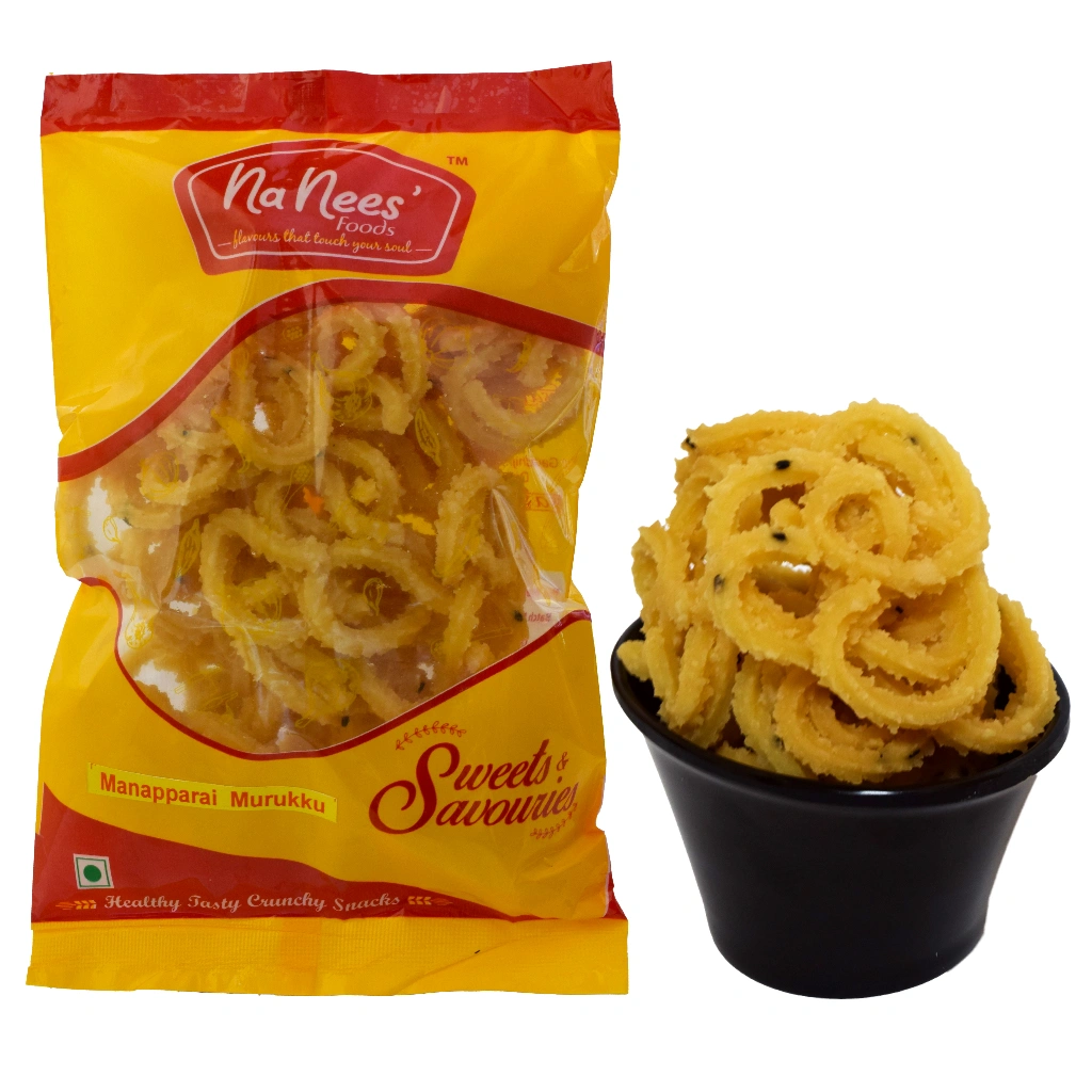 Manaparai Murukku | Arisi Murukku | Rice Murukku | 150 g Pack-MANAP150G