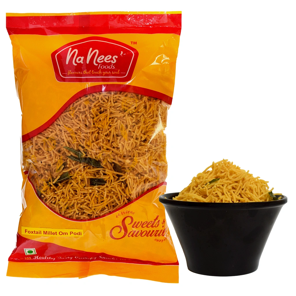 Thinai Om Podi | Foxtail Om Podi | Foxtail Bhujia | 175 g Pack-THINOMPOD175G