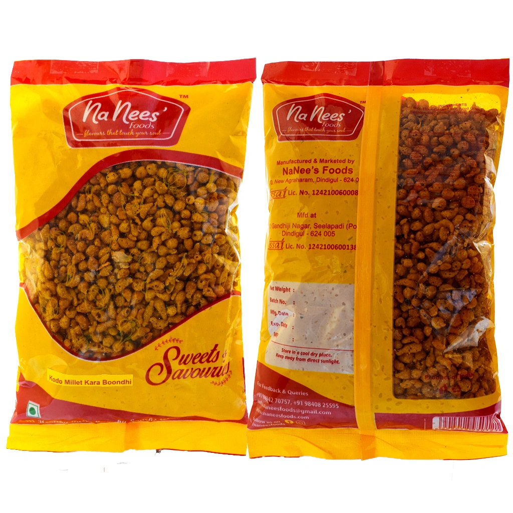 Varagu Kara Boondhi | Kodo Millet Kara Boondhi | 175 g Pack-175g-1