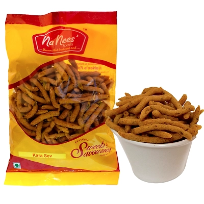 Kara Sev | Pepper Garlic Sev | 150 g Pack