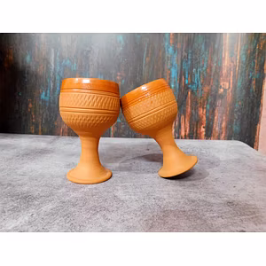 Clay Made wine glass