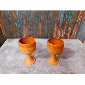 Clay Made wine glass