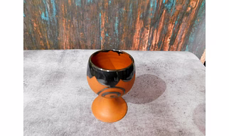 Clay Made wine glass