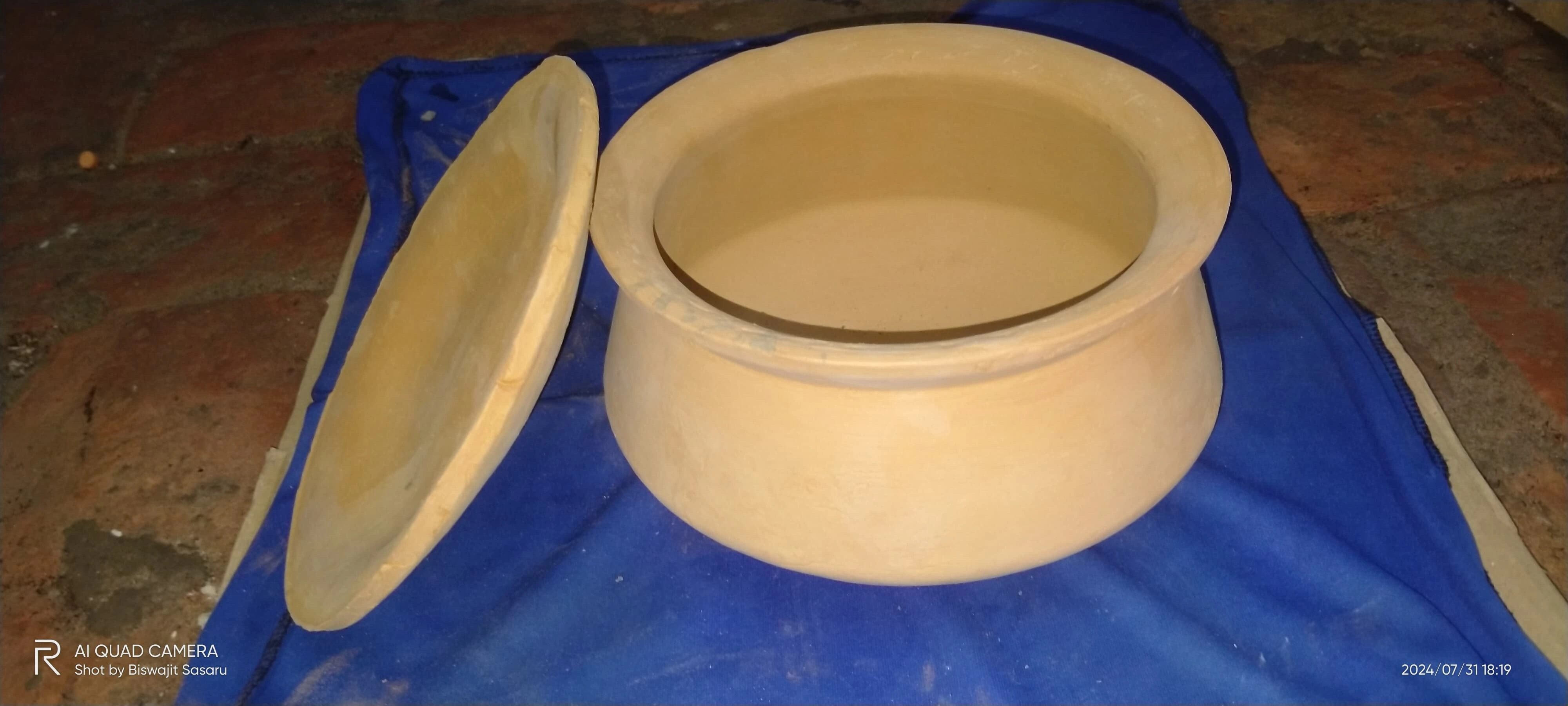 Terracotta Disposable Handi For Making Biryani-12593096