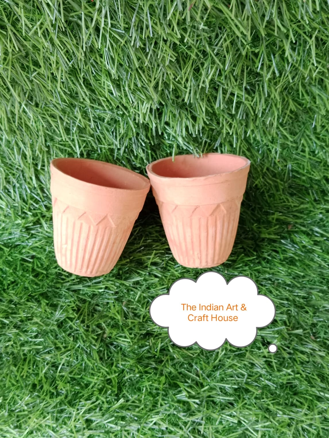 80ml Terracotta Kullar Cup - Handcrafted Clay Cup for Indian Beverages-3