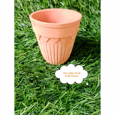 80ml terracotta kullar cup - handcrafted clay cup for indian beverages