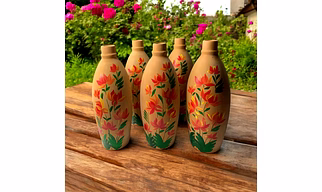 Clay Water Bottle